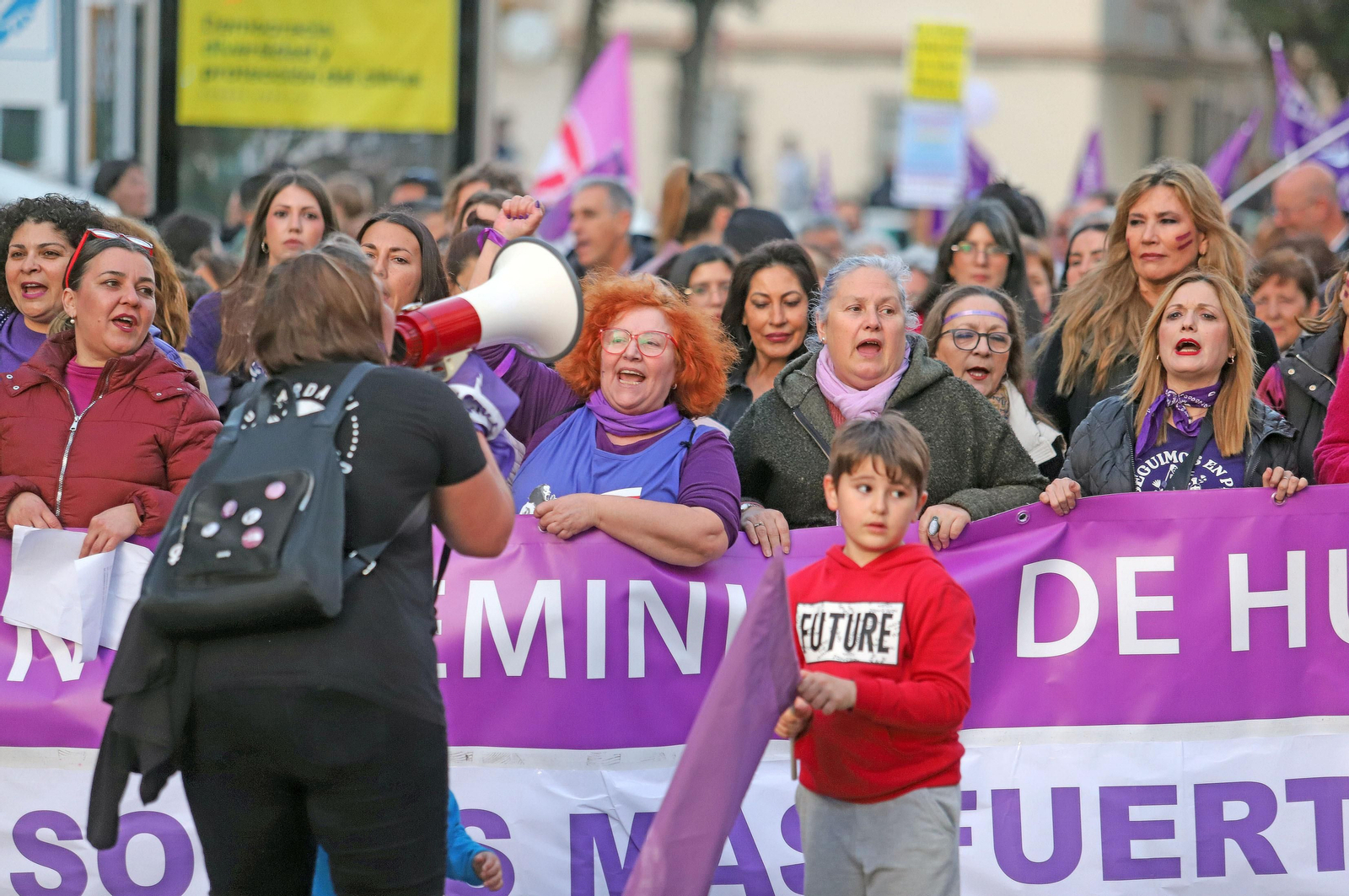 Imágenes de la manifestación del 8 de marzo, Día Internacional de la Mujer