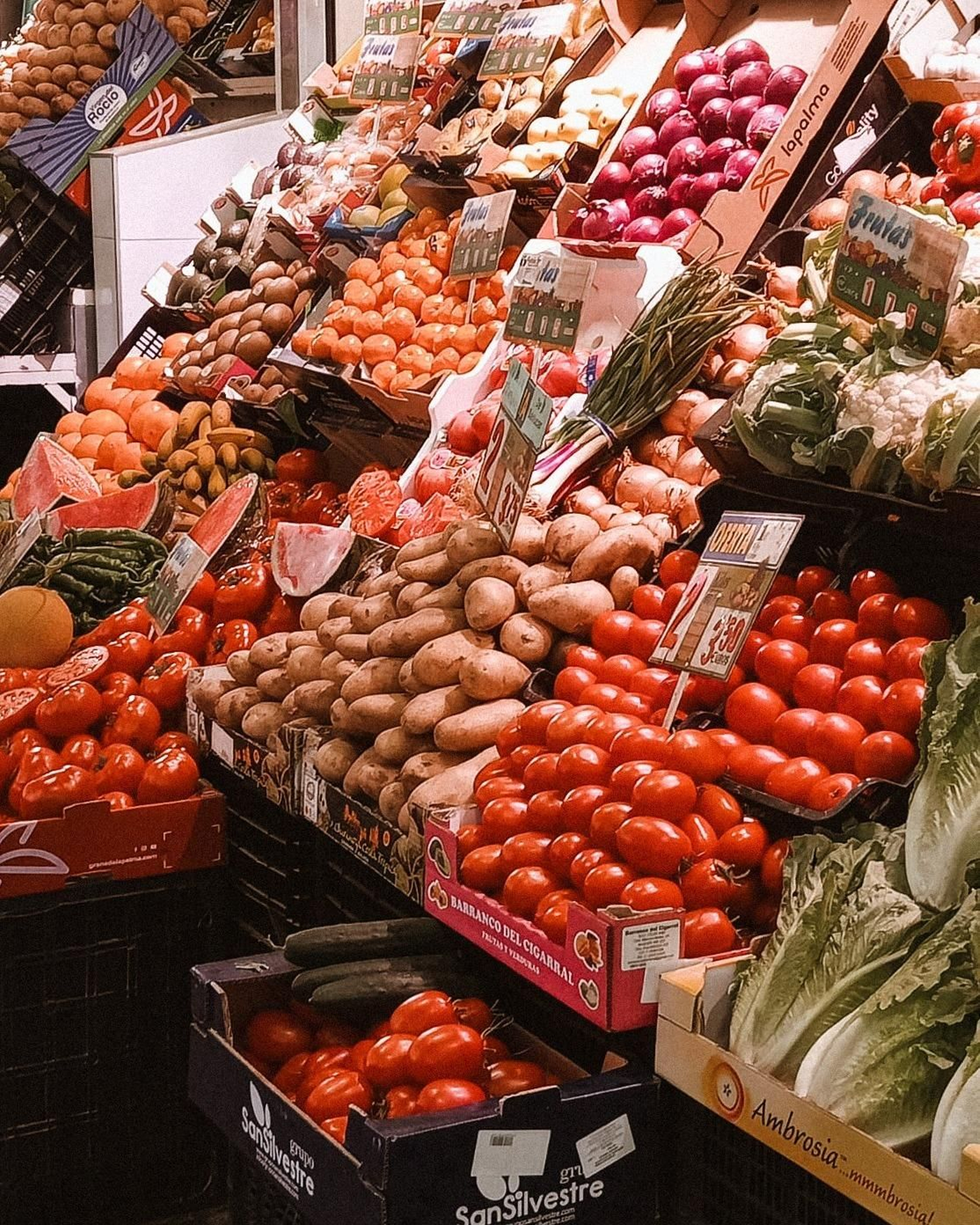 Mercado de Sanlúcar antes días previos a Navidad. 2