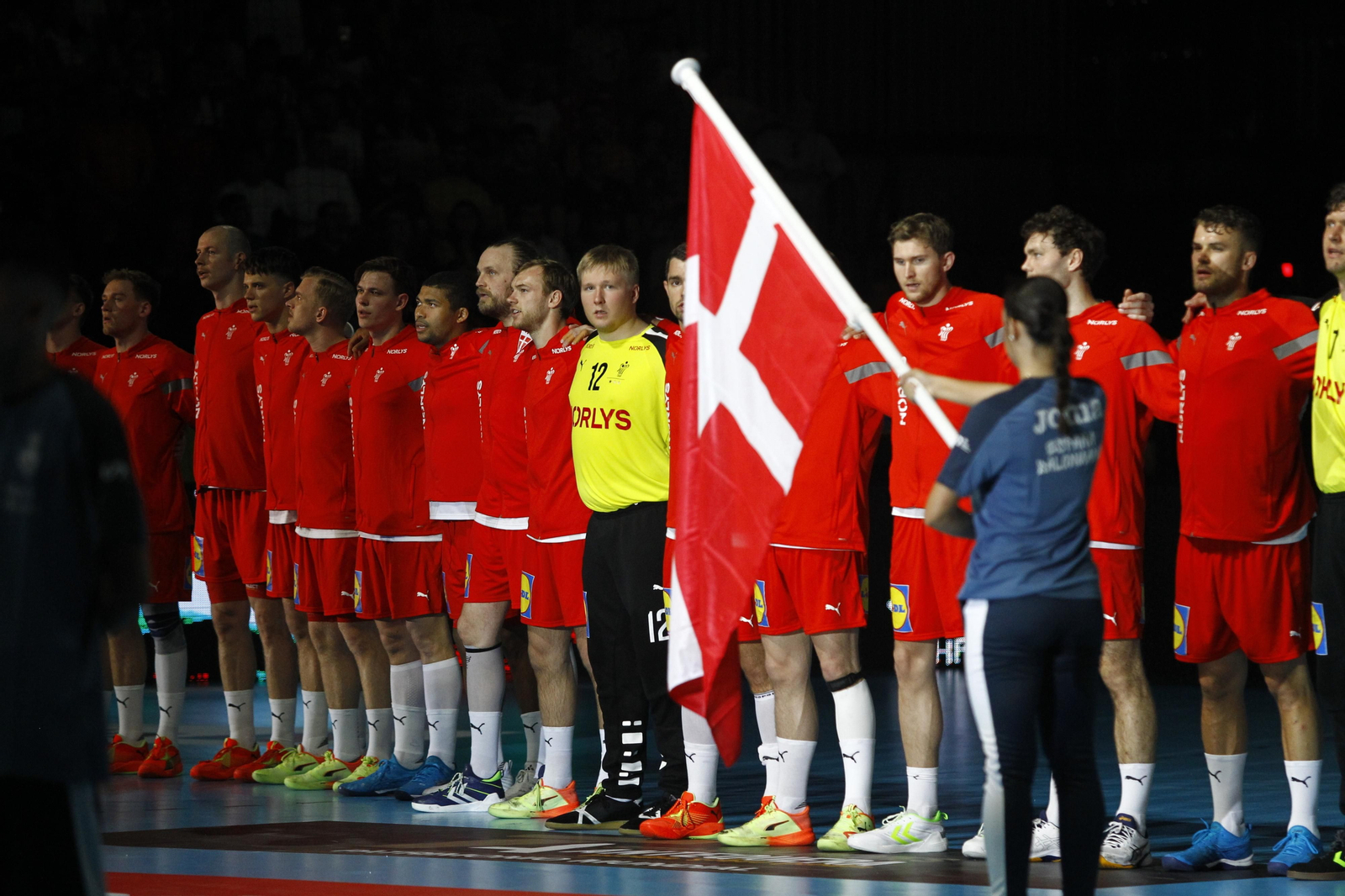Imágenes del España-Dinamarca de la EHF Euro Cup de balonmano, en Almería