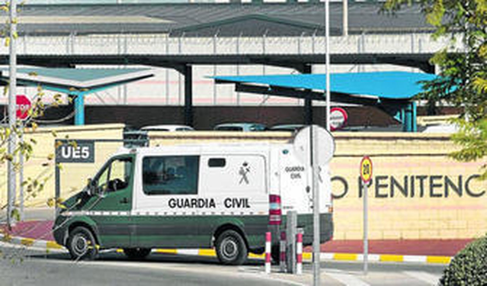 Momento en que Pacheco ingresa en prisión a bordo de un furgón de la Guardia Civil. Era el 24 de octubre de 2014.