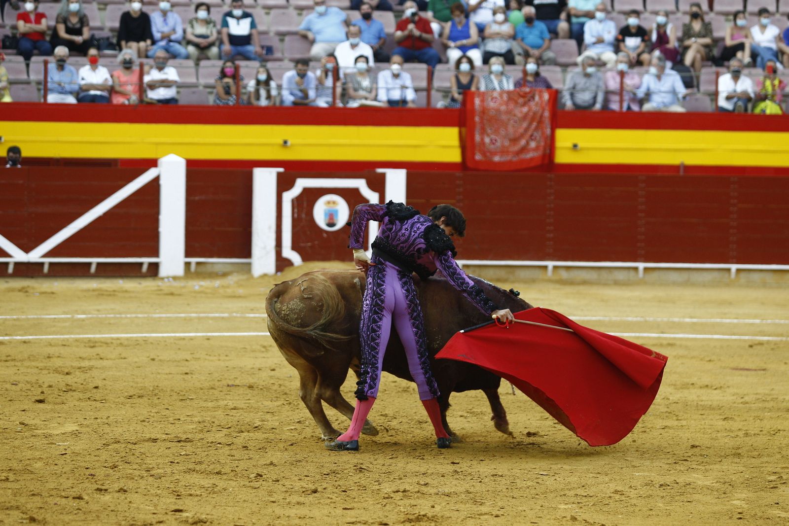 Fotogalería corrida de toros. Cayetano Rivera, Paco Ureña y Roca Rey. Roquetas de Mar.