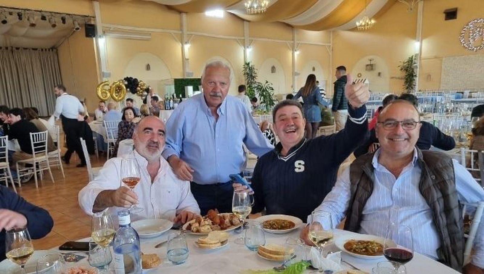 Fran Fernández, Paco Rancho, Javier Peregrina y Juanma Moreno.