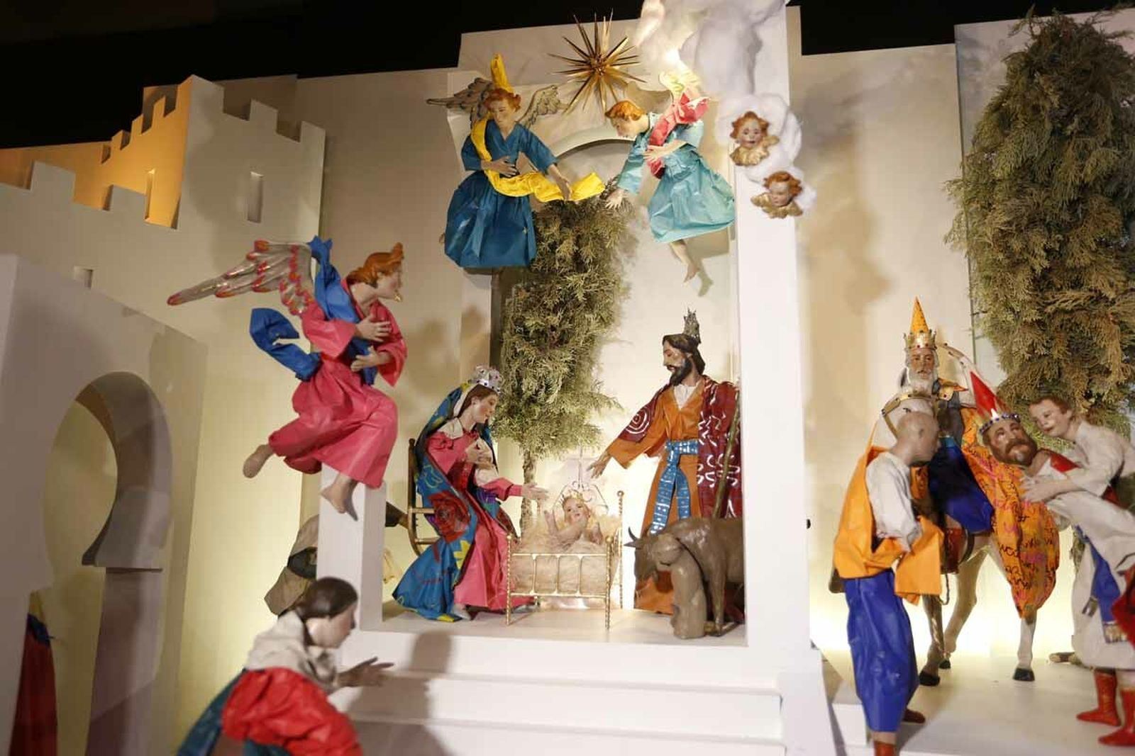 Una parte del Belén Imaginado de Caixabank, elegido el más bonito de Sevilla