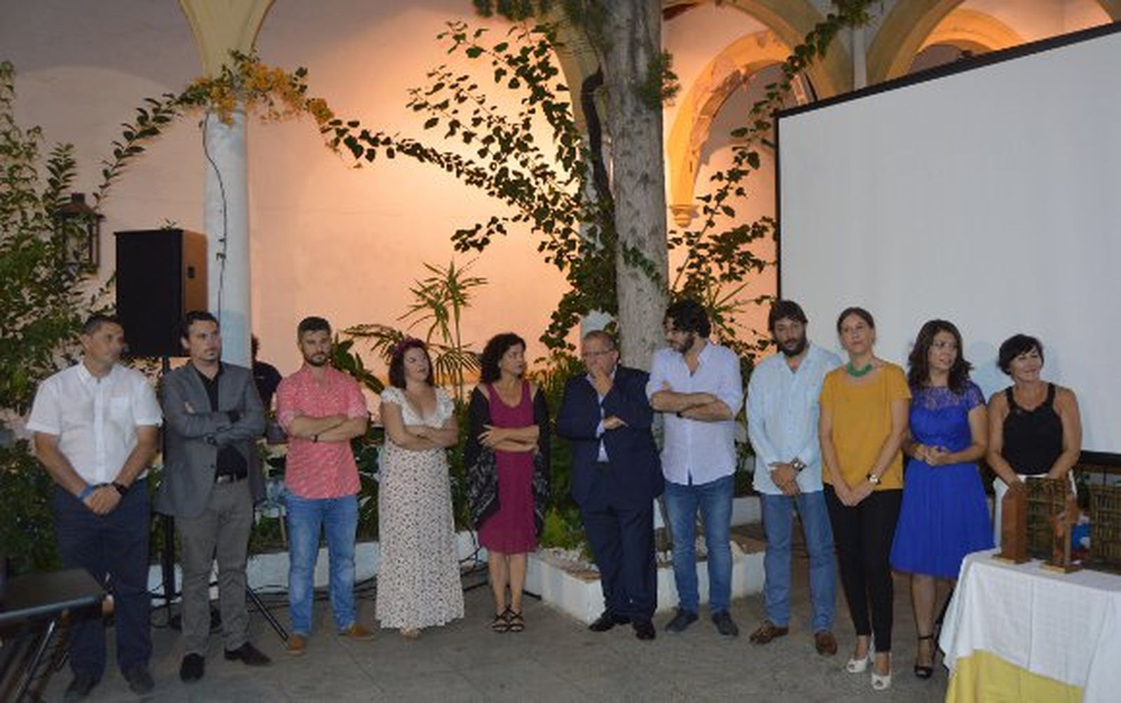 Melchor Mateo, Luis Rossi, Antonio Muñoz, Vanessa Perondi, Salud Botaro, Óscar Lobato, Diego Calvo, Fabián Santana, Libertad Paloma, Soco López y Montse Tello.

Foto: Ignacio Casas de Ciria