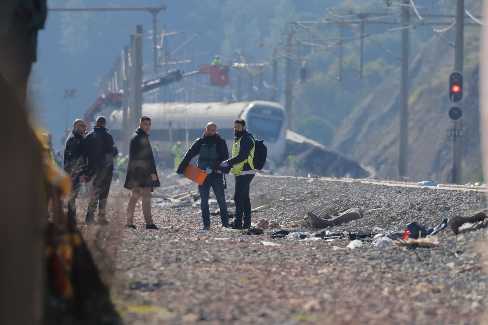 Las imágenes de la zona cero de Adamuz tras el fatal siniestro