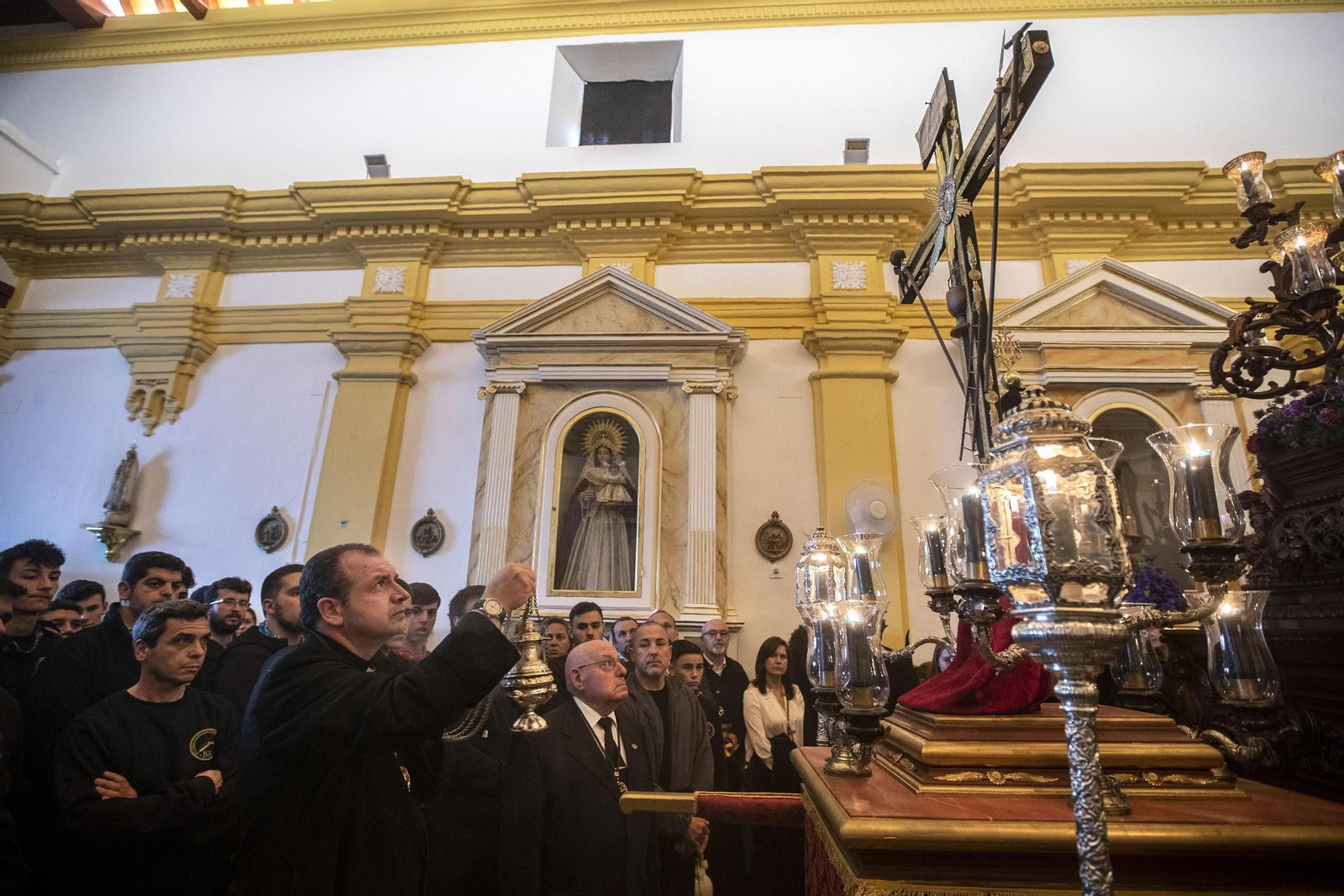 Reliquia del Lignum Crucis, en el Miércoles Santo de 2019.