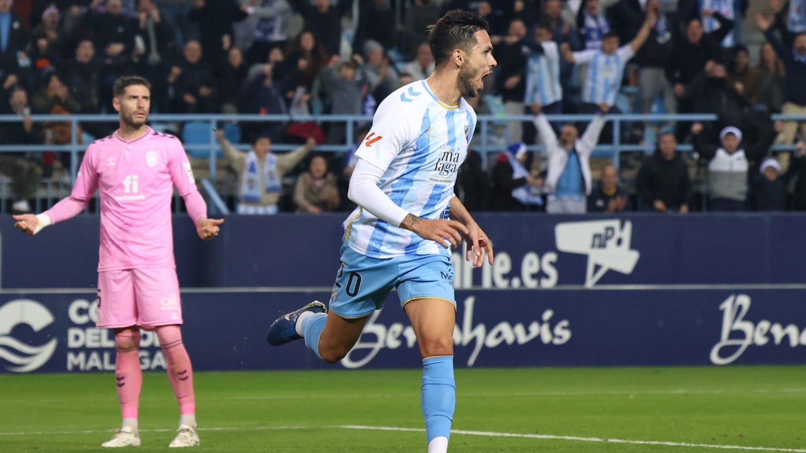 El Málaga CF-Eldense, en fotos