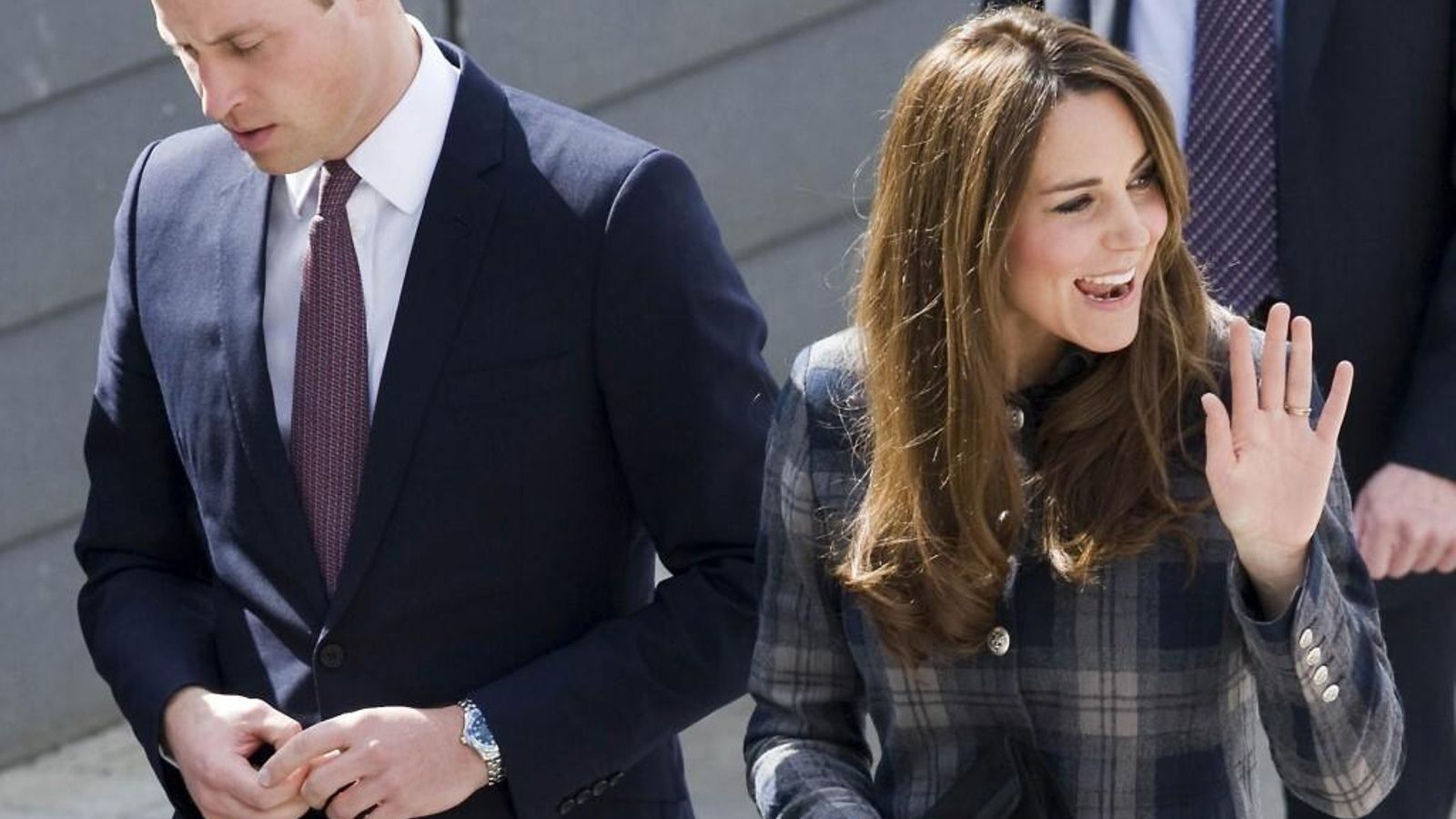 Guillermo y Kate, entonces duques de Cambridge, en un acto en el año 2014