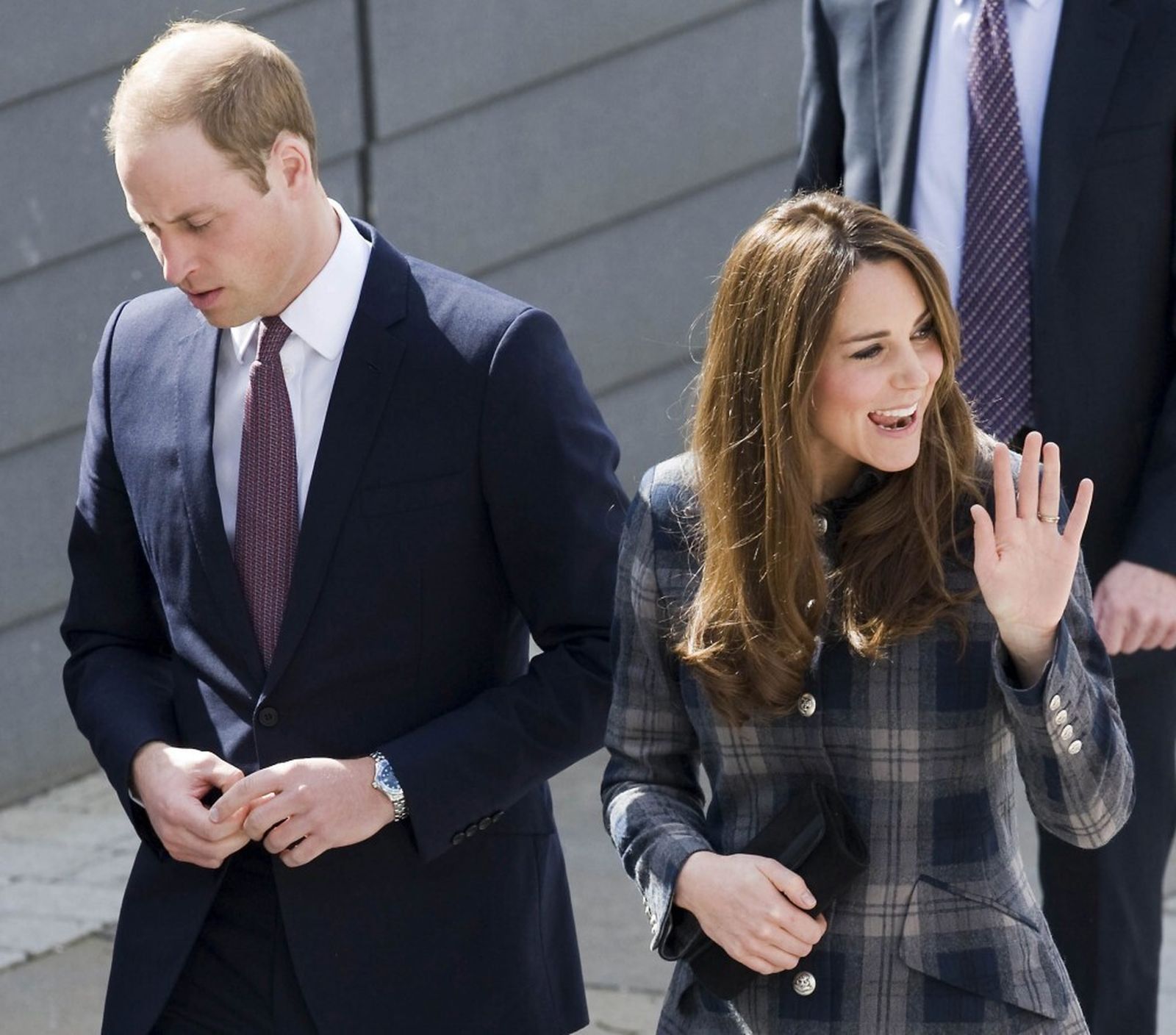 Guillermo y Kate, entonces duques de Cambridge, en un acto en el año 2014
