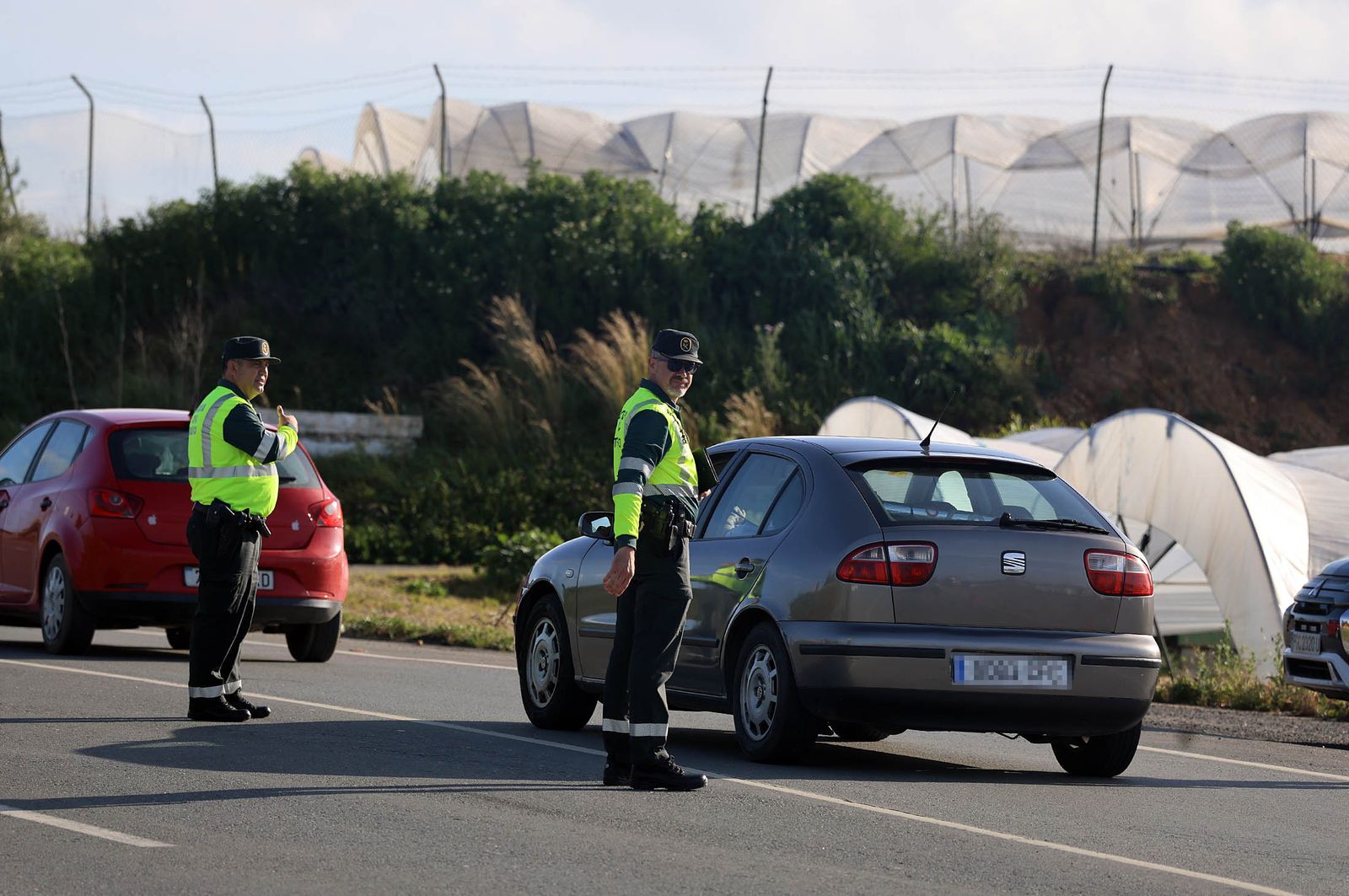 Imágenes de la Campaña de Control y Vigilancia diseñada por la DGT en Huelva