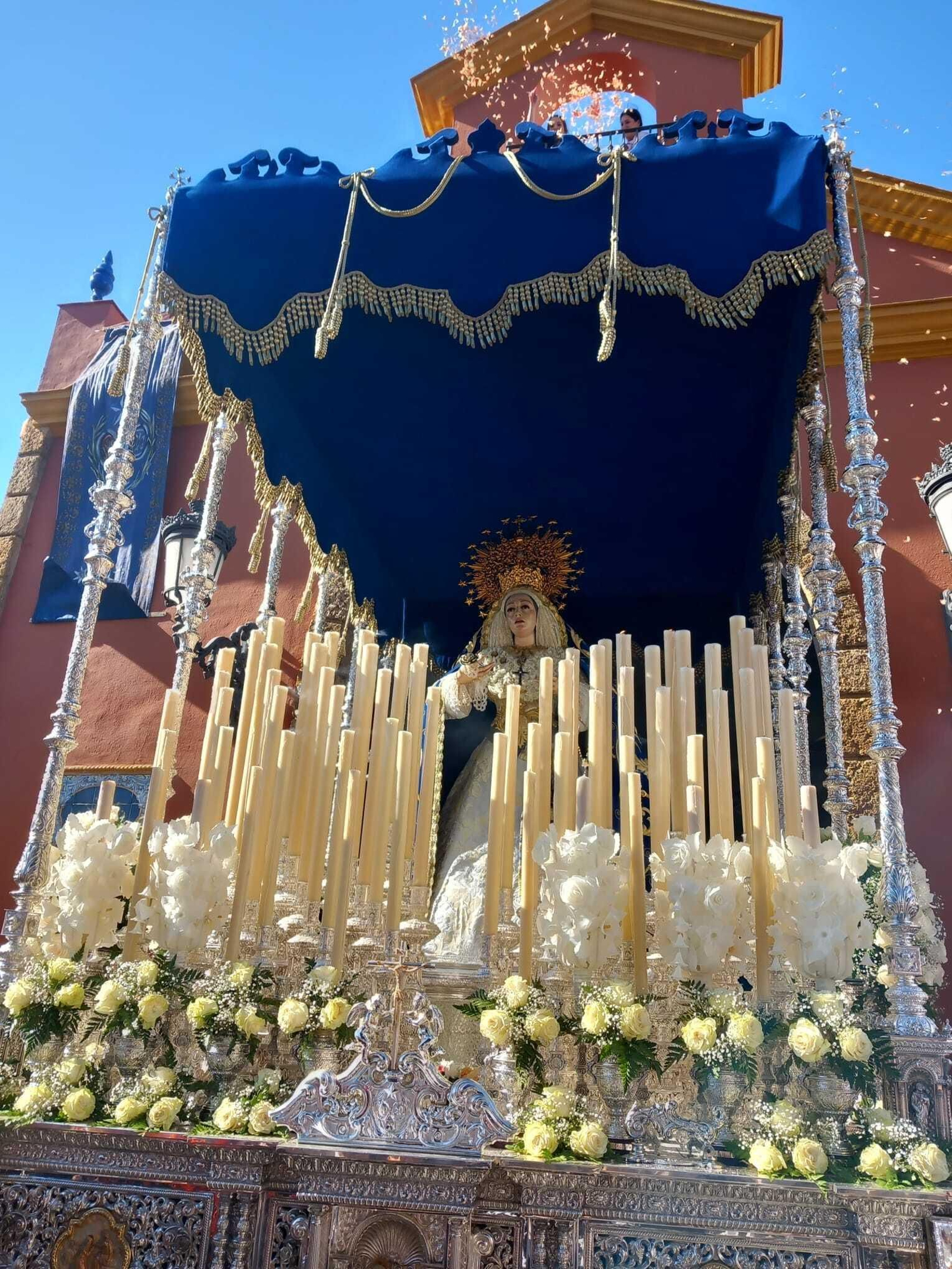 Las imágenes del Domingo de Ramos en Chiclana con La Borriquita y El Huerto
