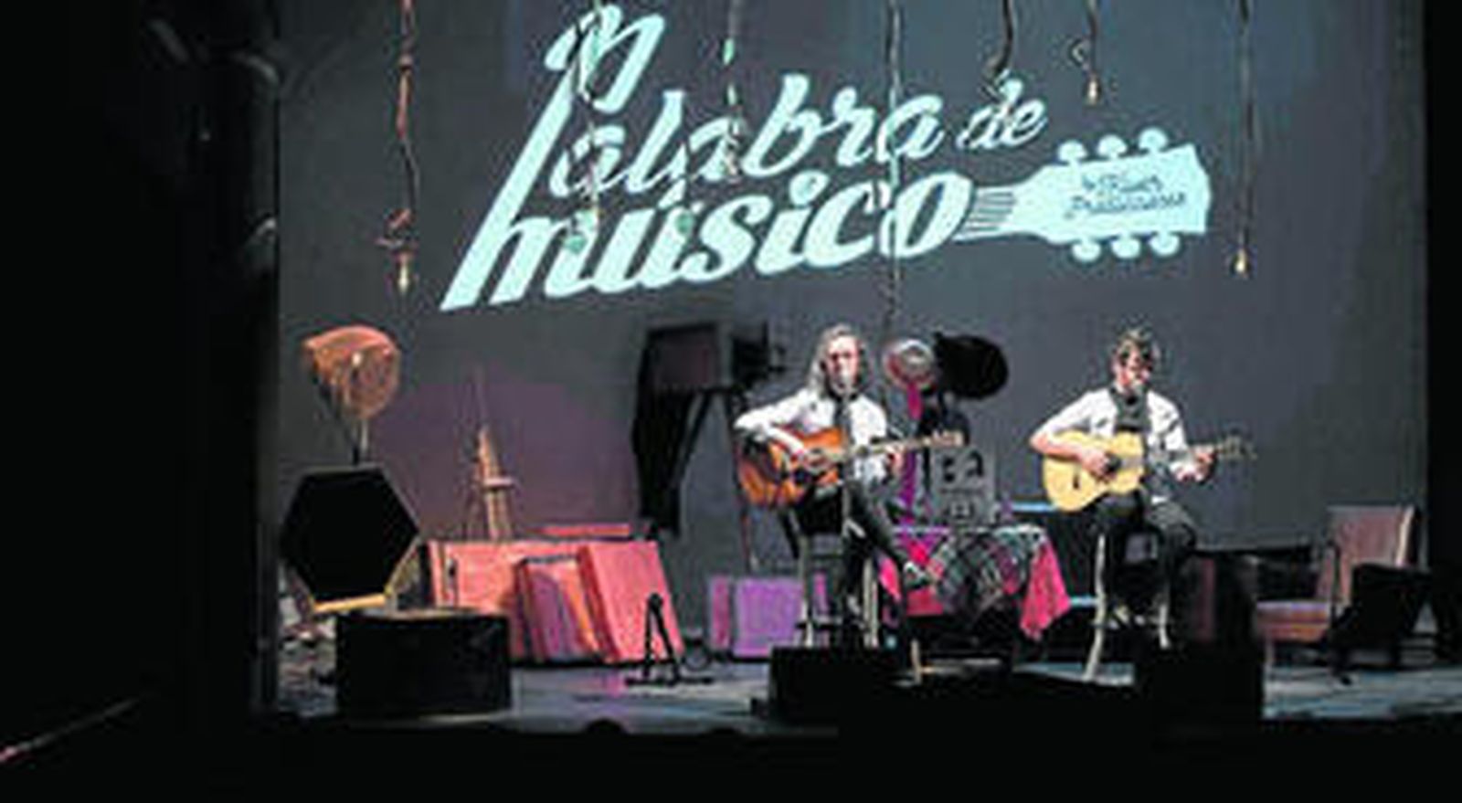 Antílopez durante el concierto ofrecido el viernes en el Teatro Apolo.