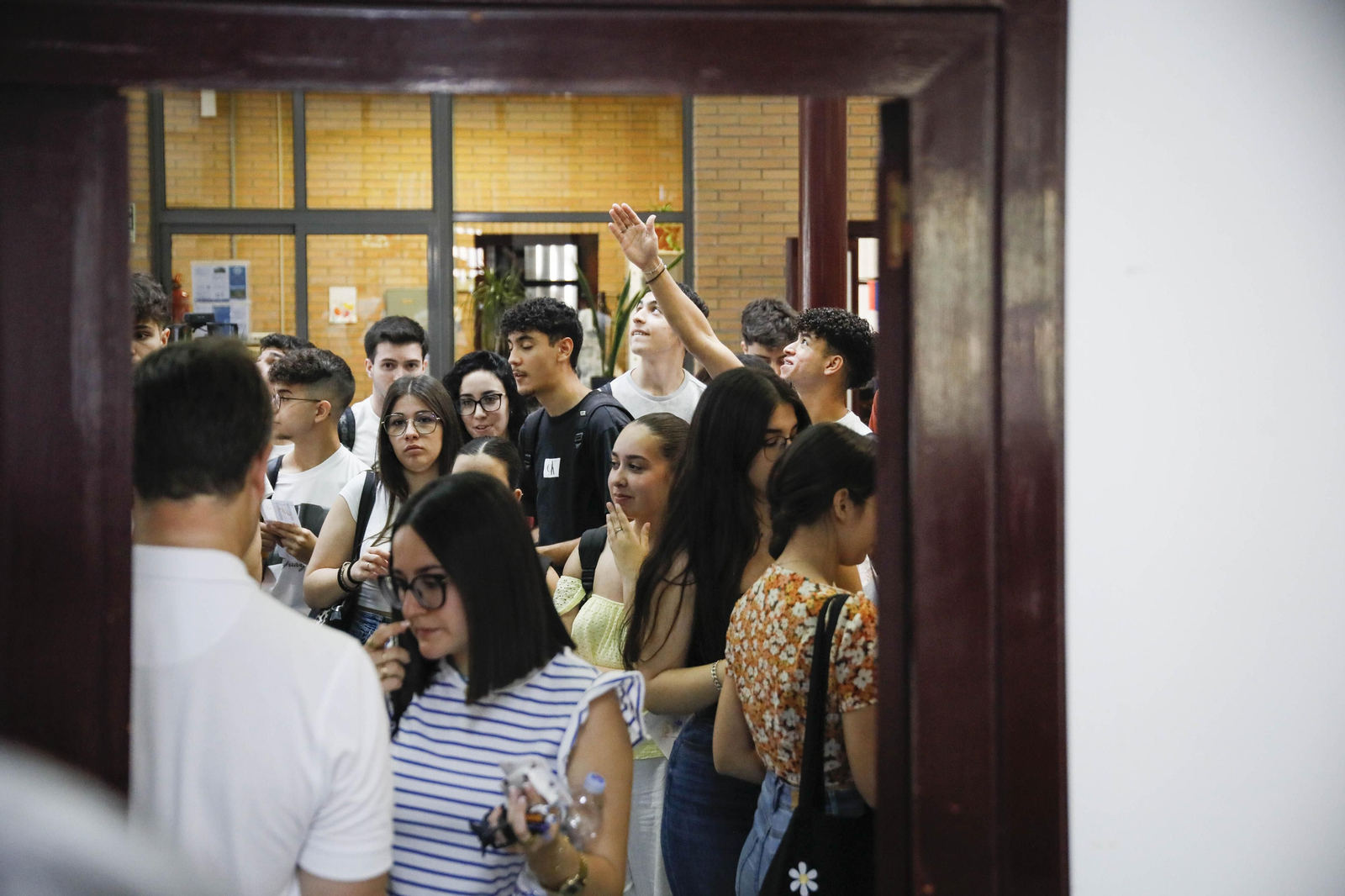 Imágenes de la evaluación para el acceso al sistema universitario (PEvAU)