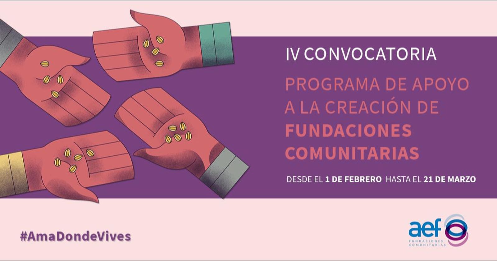 La Asociación Española de Fundaciones abre una nueva edición de su programa de Fundaciones Comunitarias