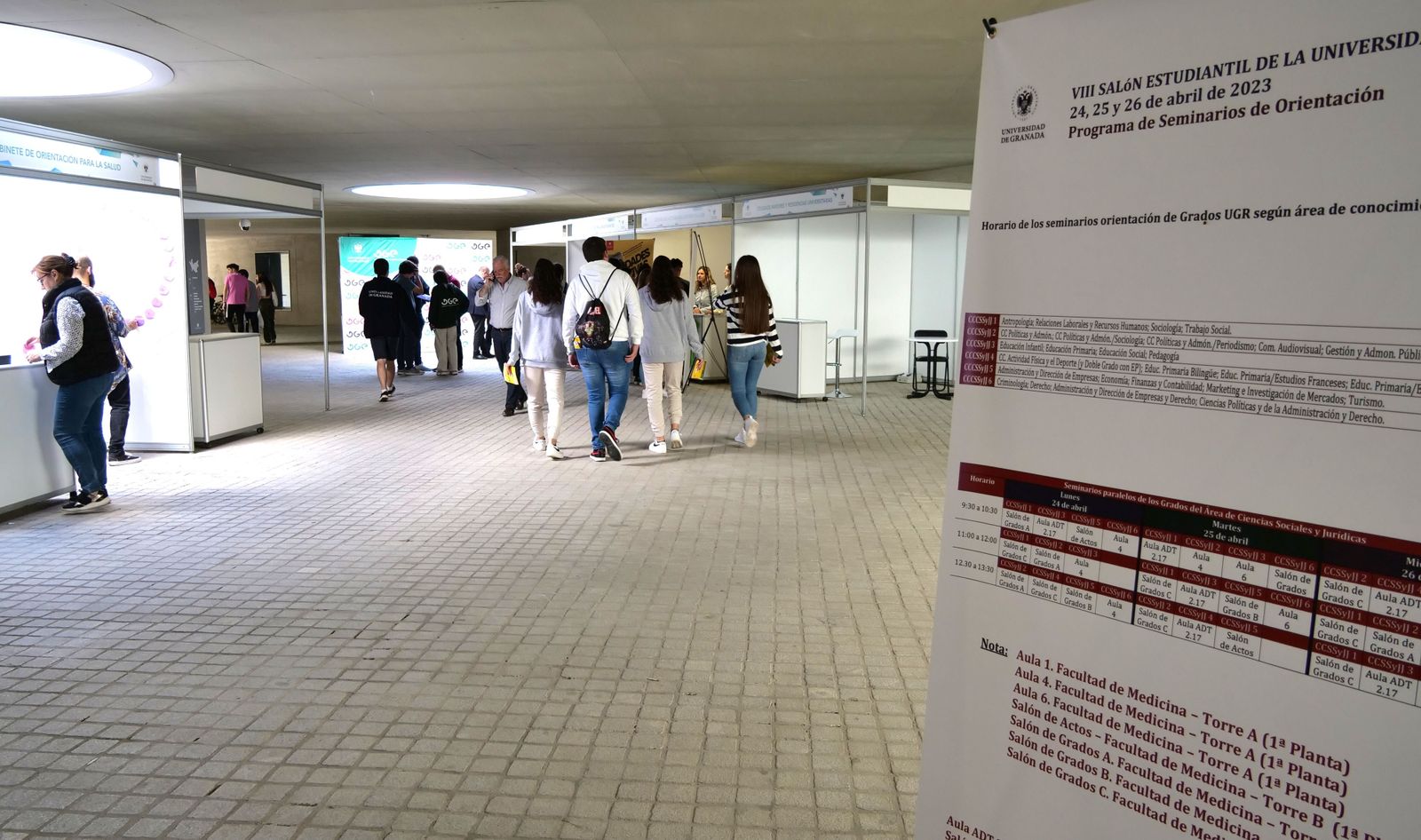 Salón Estudiantil, en el edificio de Servicios Centrales del PTS.