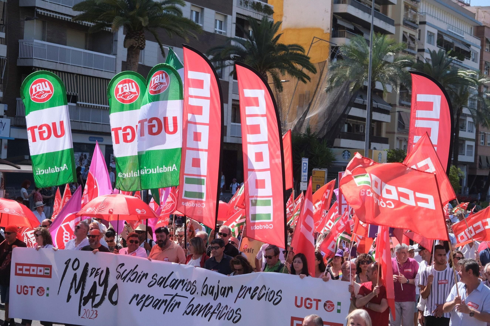 La manifestación del Primero de Mayo de Córdoba, en imágenes