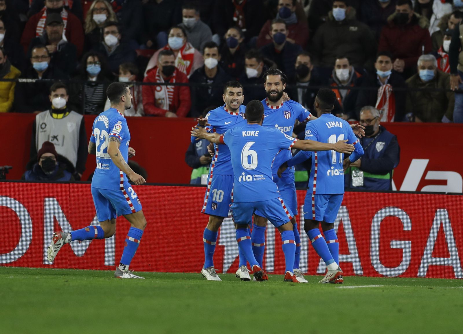 Las imágenes del Sevilla fc-Atlético de Madrid