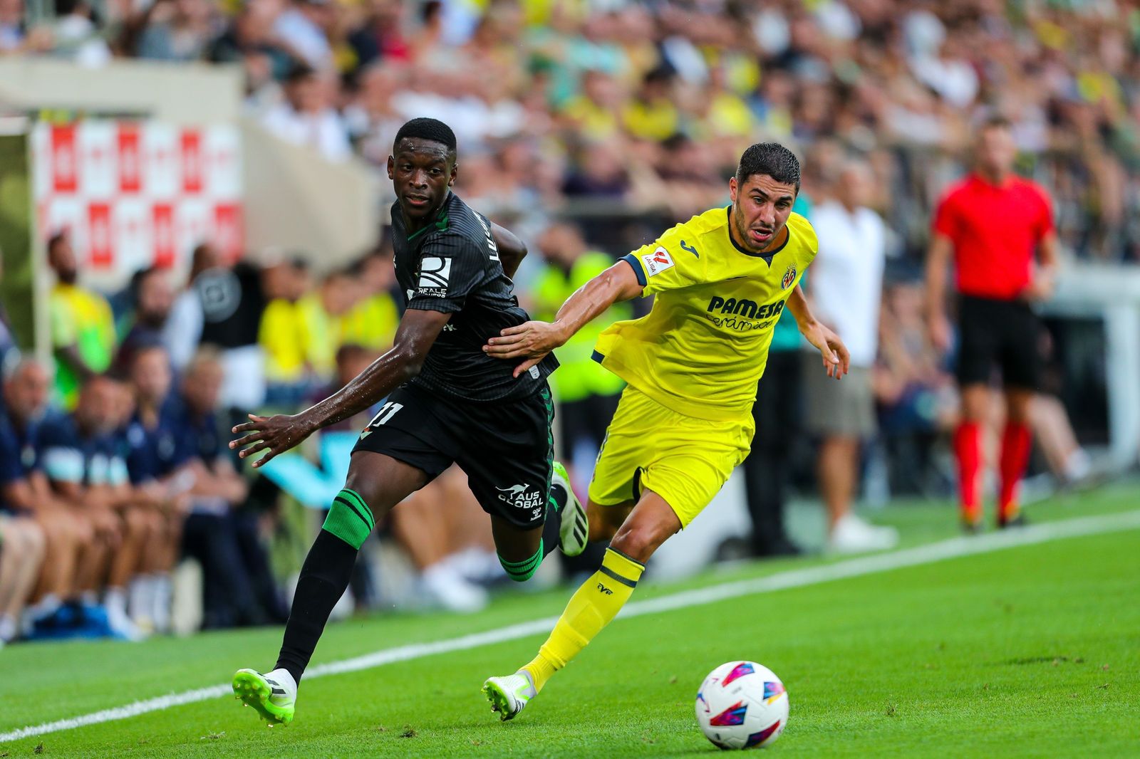Luiz Henrique y Santi Comesaña, en el último Villarreal-Betis.