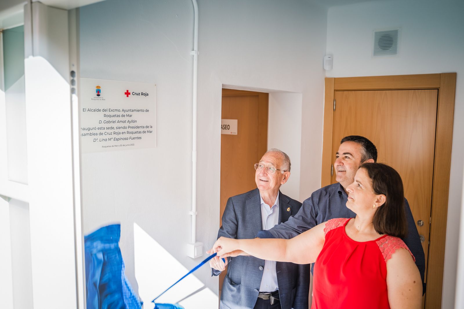 Momennto de la inauguración.