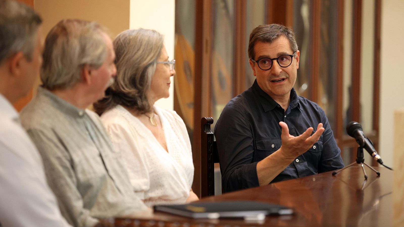 El sumiller Josep Roca durante el acto de presentación de los vinos VORS de la bodega jerezana. El sumiller Josep Roca durante el acto de presentación de los vinos VORS de la bodega jerezana.