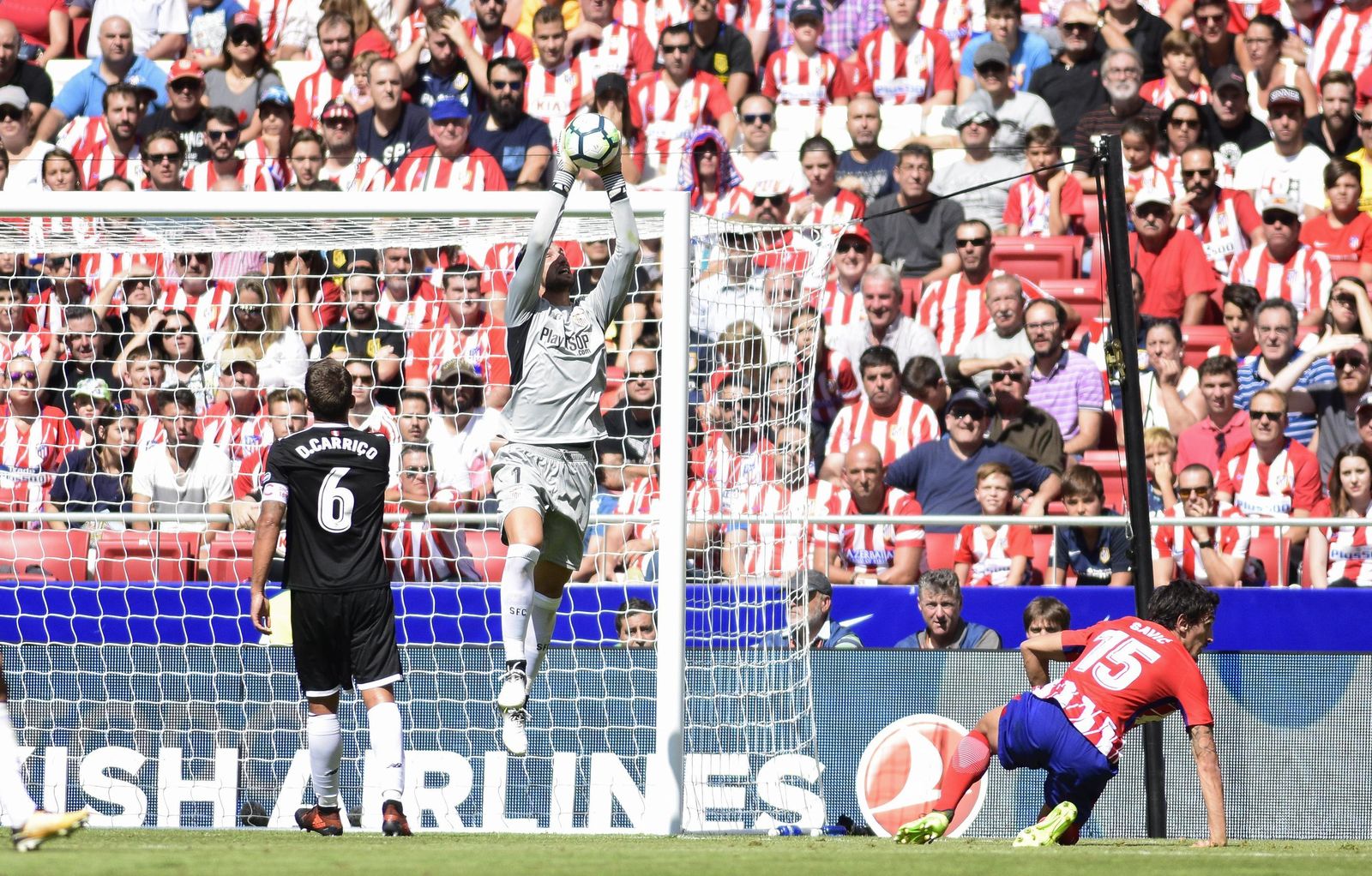 El Atlético de Madrid-Sevilla, en imágenes