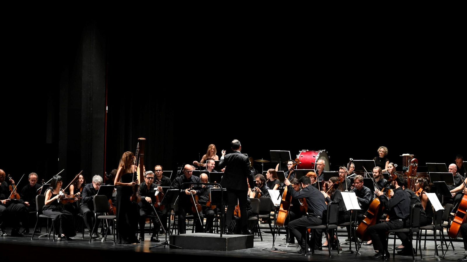 La Orquesta de Córdoba, durante un concierto de esta temporada.