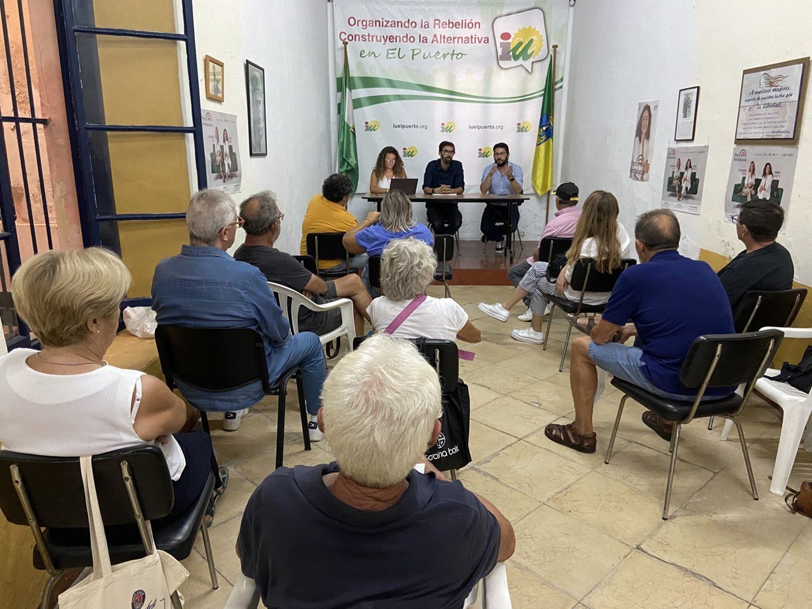 Una imagen de la reciente asamblea de Izquierda Unida.