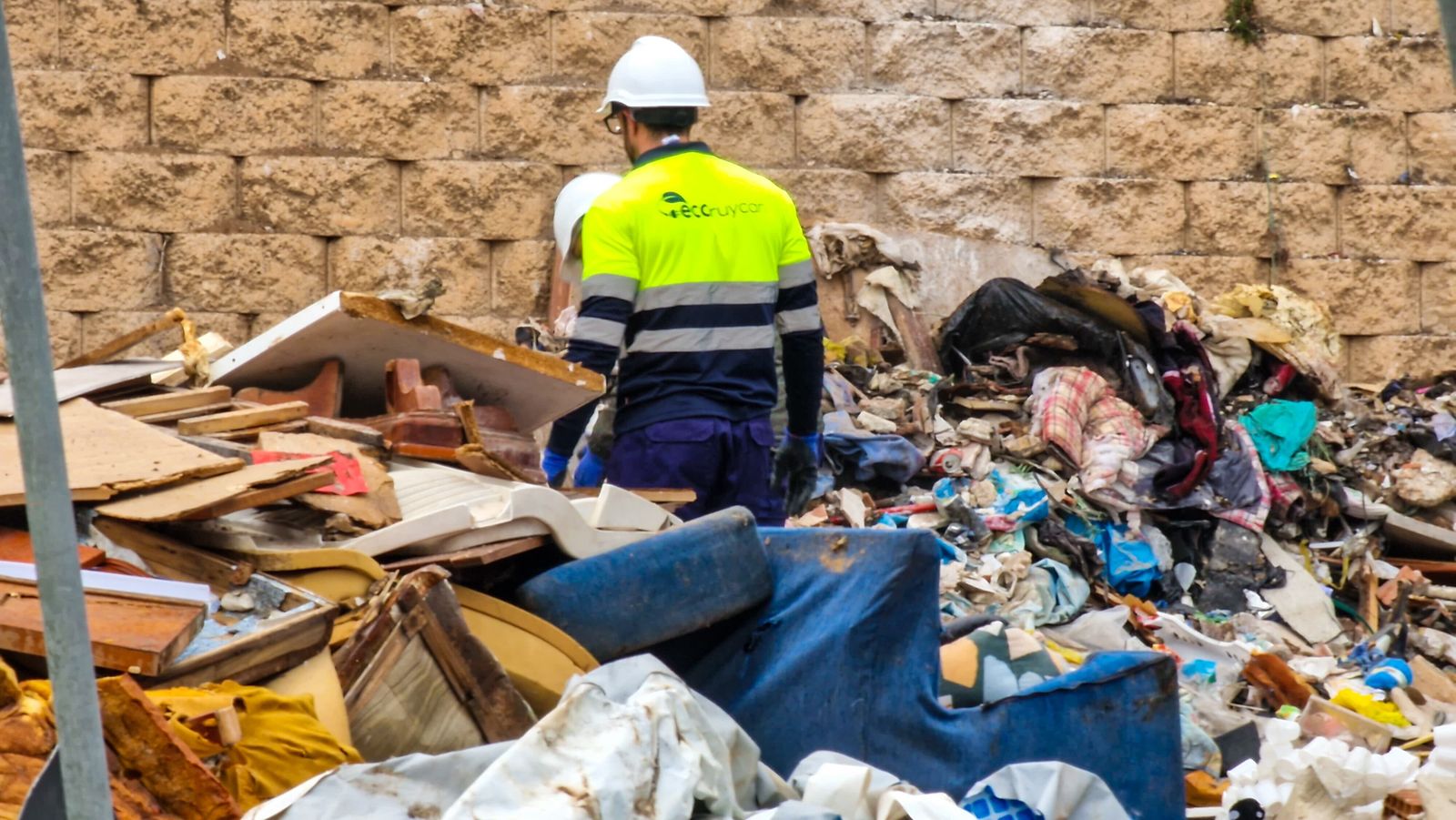 Trabajadores del servicio de limpieza de Motril