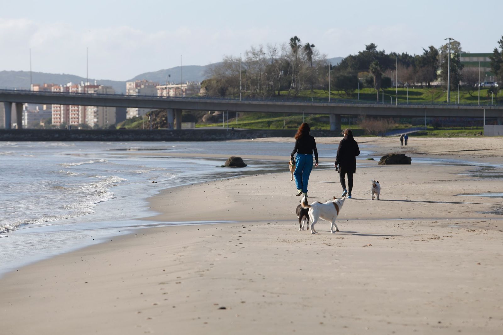 Las fotografías de los daños de las últimas borrascas en las playas de Getares y El Rinconcillo, en Algeciras