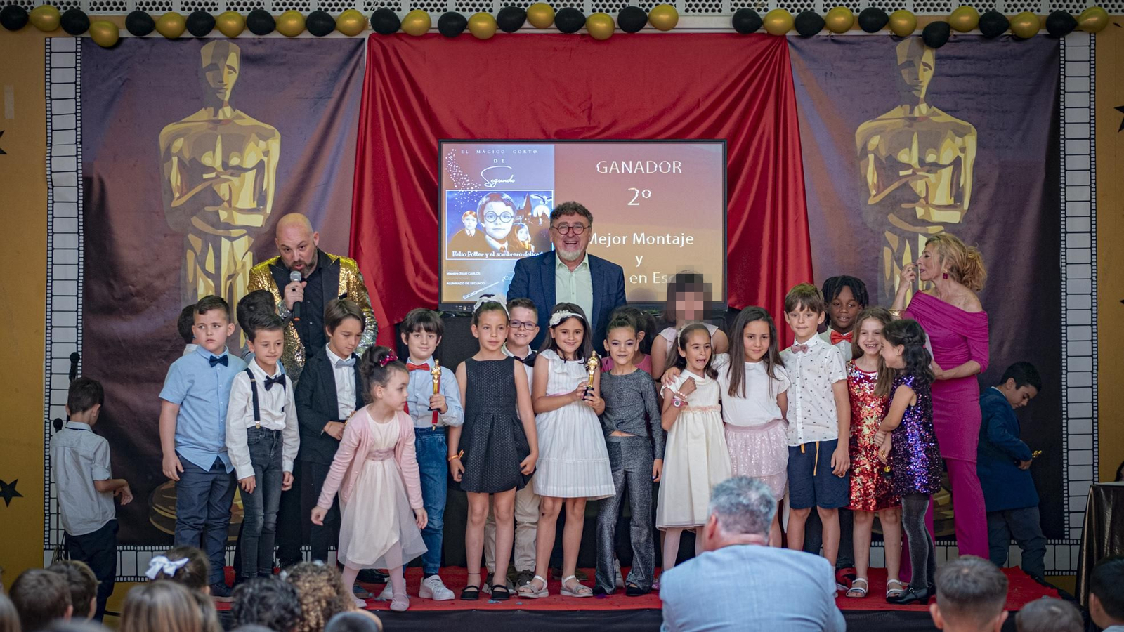 Ceremonia de entrega de los 'Oscars' en el colegio 'Casal Carrillo' de San Fernando