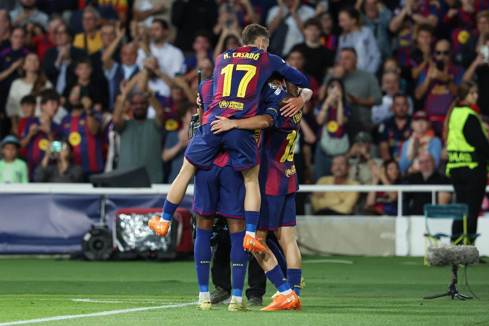 Las fotos del Barcelona-Olympiacos