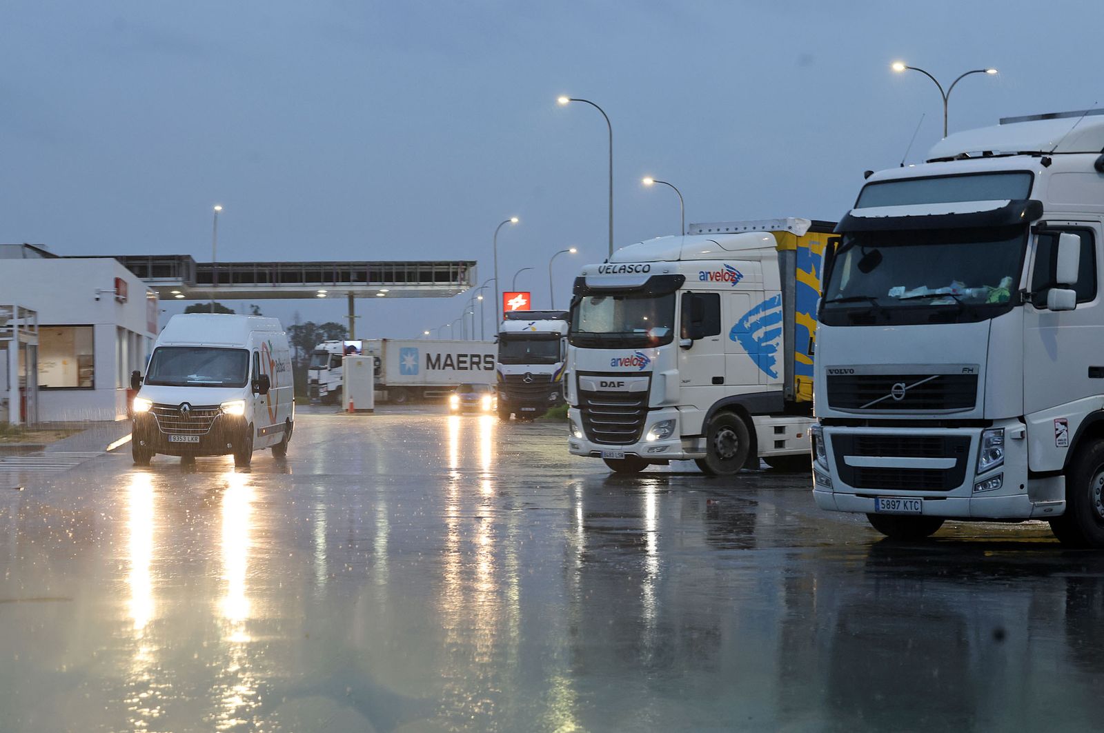 Imágenes del paso de la DANA por Huelva