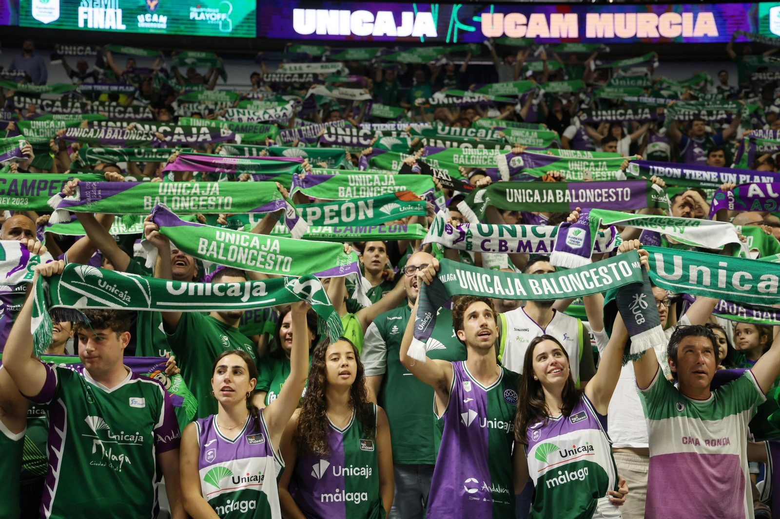 Las fotos del Unicaja - UCAM Murcia, 2º partido de la semifinal de la Liga Endesa