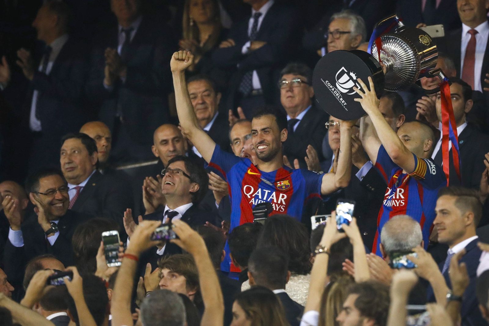 Las imágenes de la final de la Copa del Rey entre el Barcelona y el Alavés