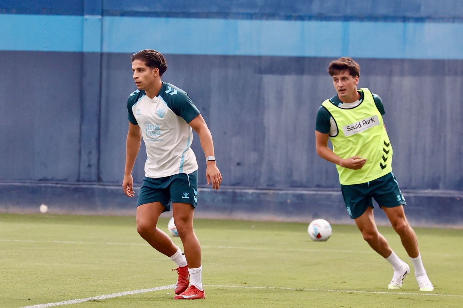Rafita, del filial, novedad en el entrenamiento ante la baja de Carlos Puga