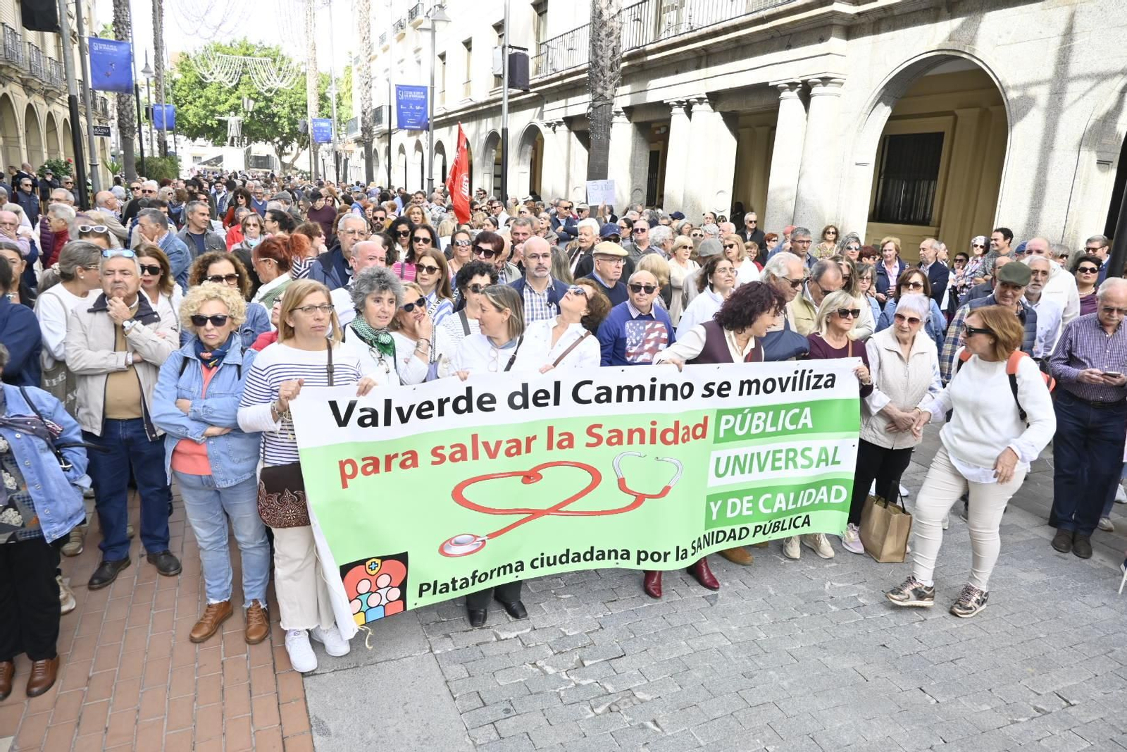 Imágenes de la concentración por una sanidad pública