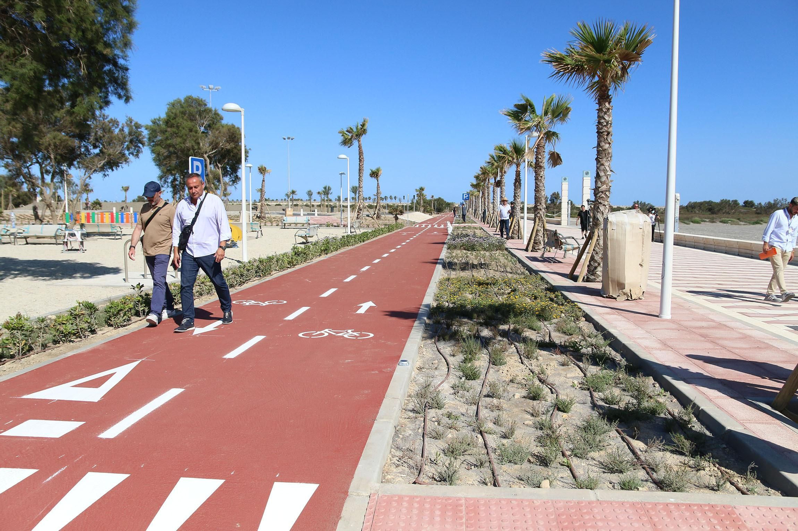 El puente conectará los dos paseos entre Almería y la Universidad