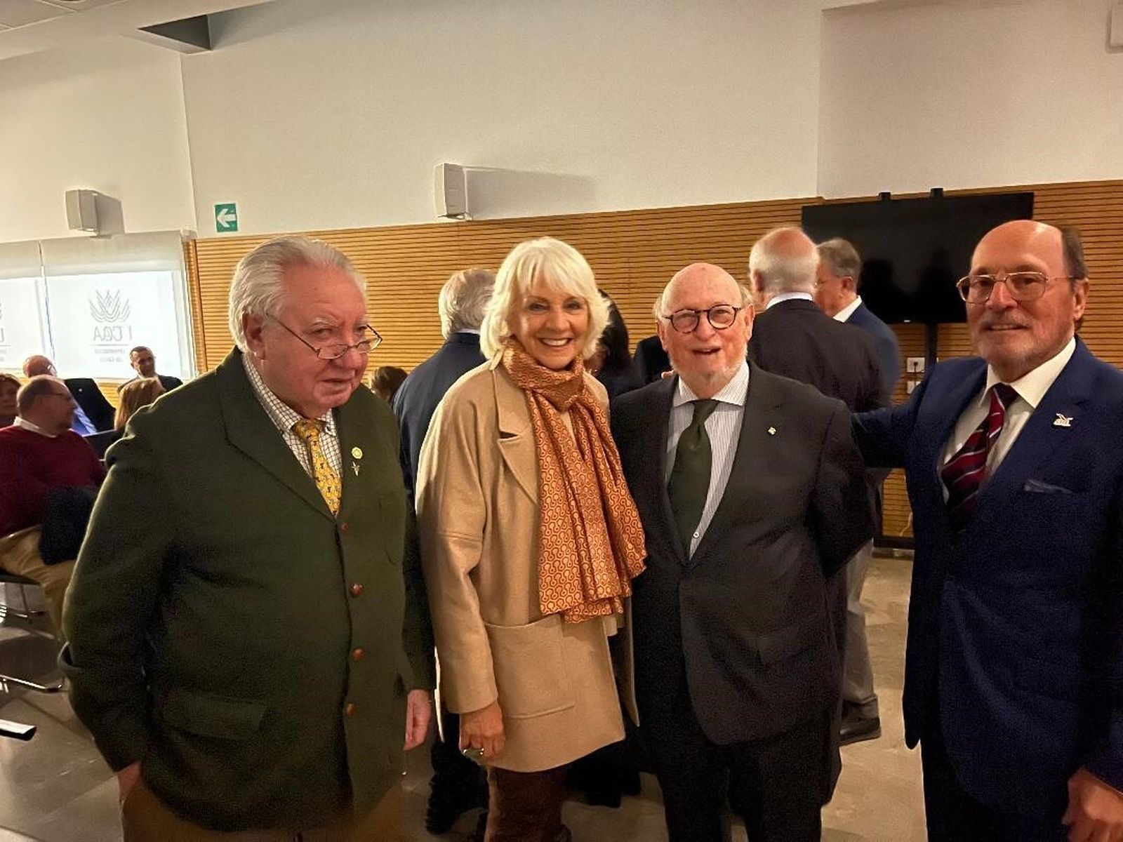 Bernardo Rabassa, Teófila Martínez, Enrique García-Agulló y Rafael  O’Donell.