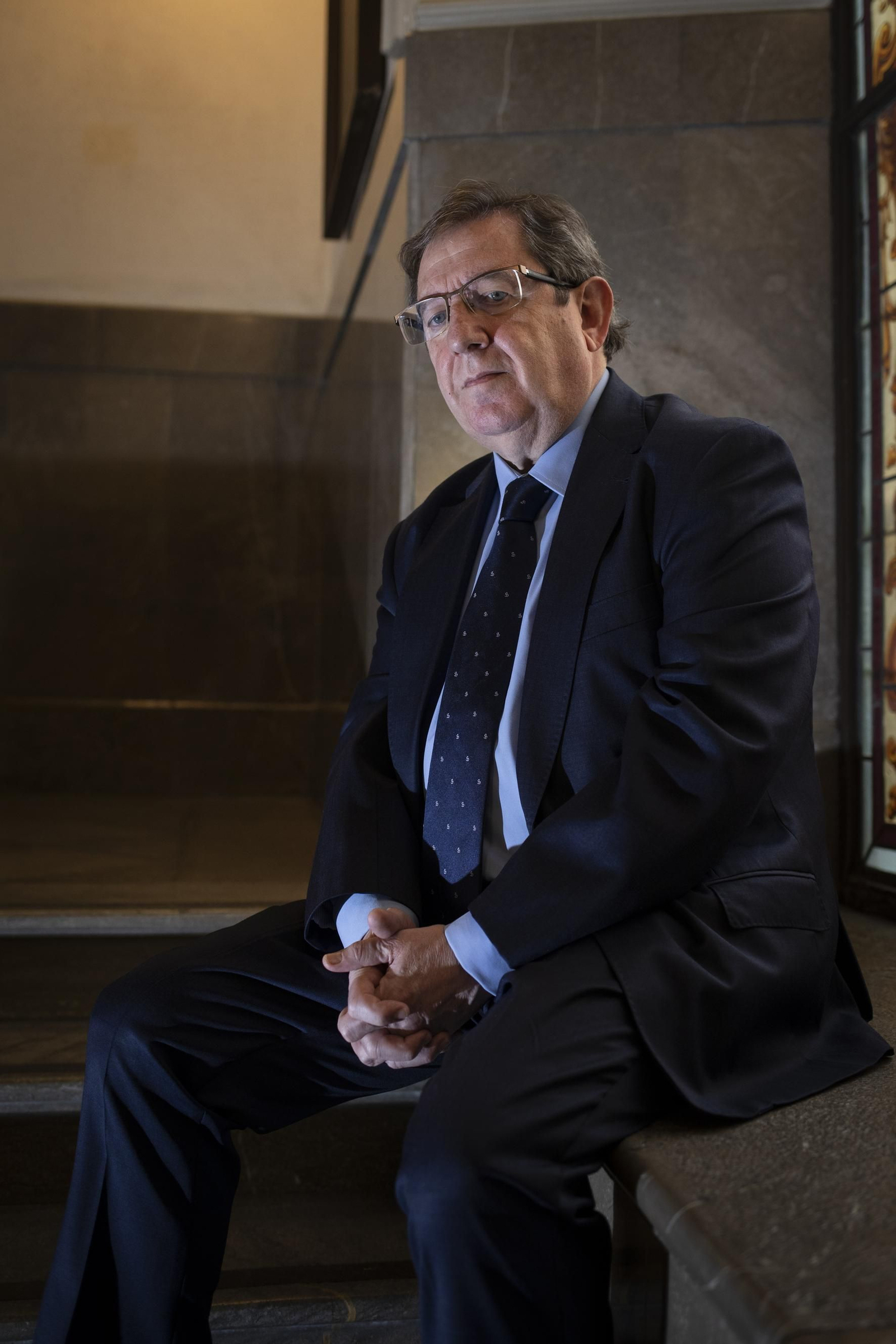 Luis González, en el Ayuntamiento