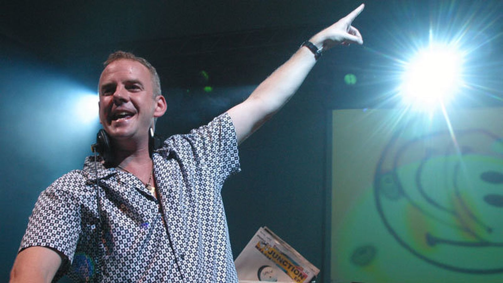 Norman Cook, alias Fatboy Slim, durante una actuación.