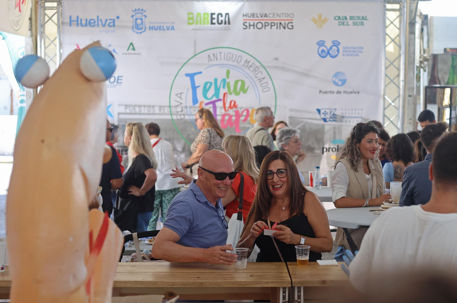 Imágenes de la Feria de la Tapa de Huelva en la mañana del domingo
