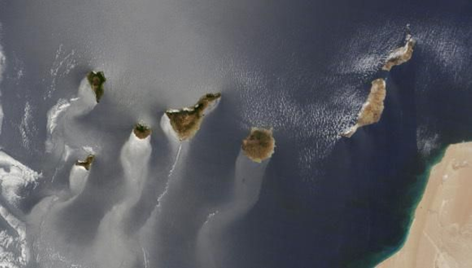 Una imagen de satélite de Canarias opta a ser foto del año de la NASA