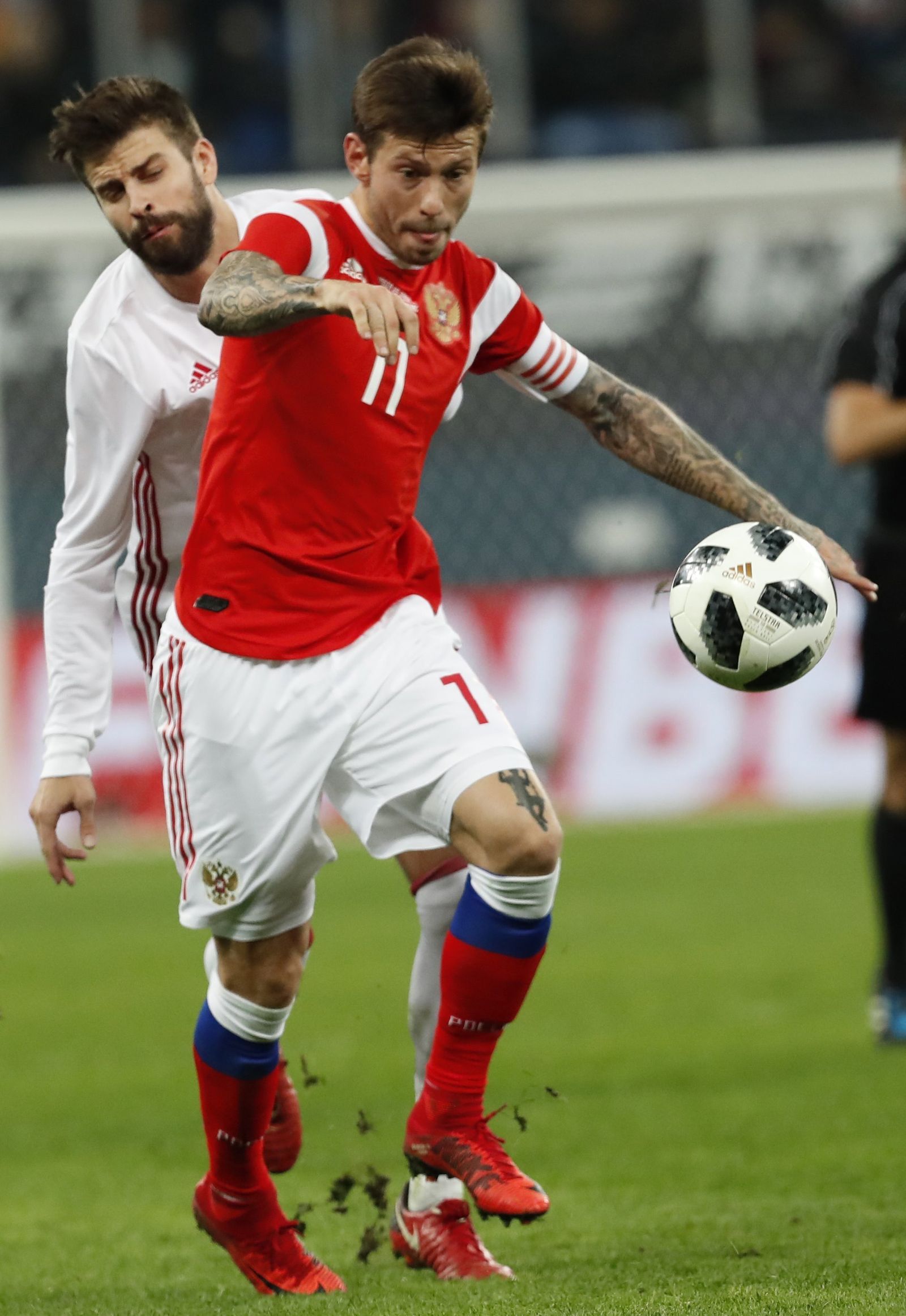 La galería del amistoso Rusia-España