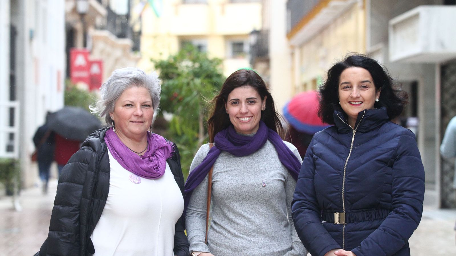 Carmen Arenas, Carolina Martín y Bella María Carballo.