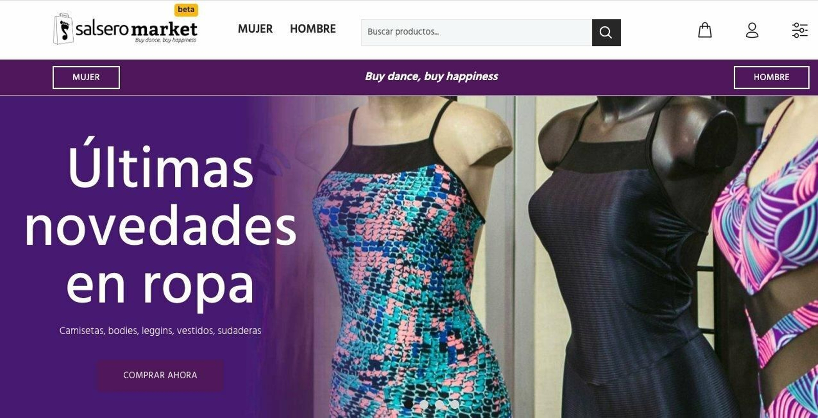 Salsero ha creado salseromarket, un espacio de venta especializado en productos y servicios de baile.