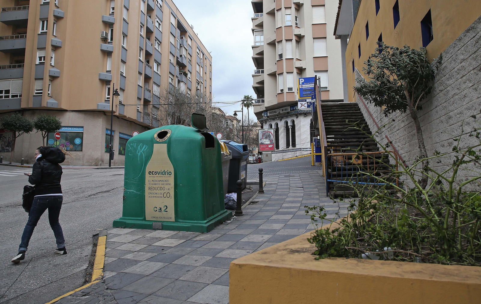Fotos de los efectos del temporal de viento en Algeciras