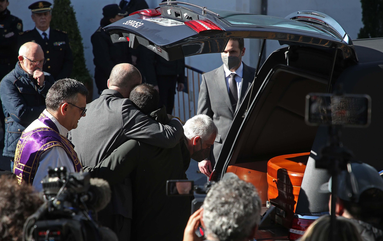 Fotos del funeral de Diego Valencia en Algeciras