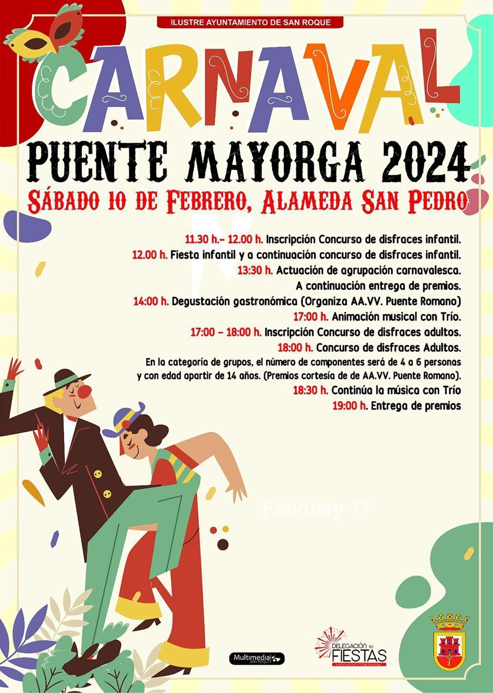 Cartel Carnaval Puente Mallorga 2024 Cartel Carnaval Puente Mallorga 2024