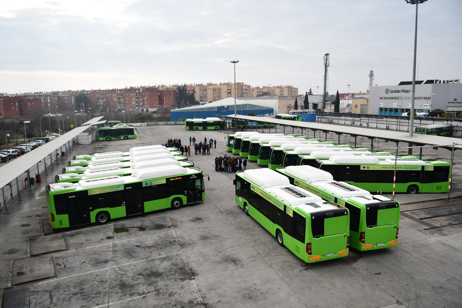 Nuevos autobuses incorporados por Aucorsa.