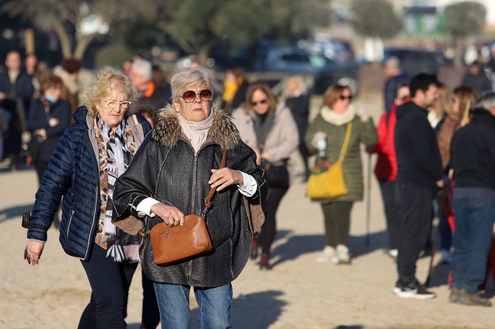 Imágenes del ambiente en la aldea del Rocío para celebrar la Candelaria